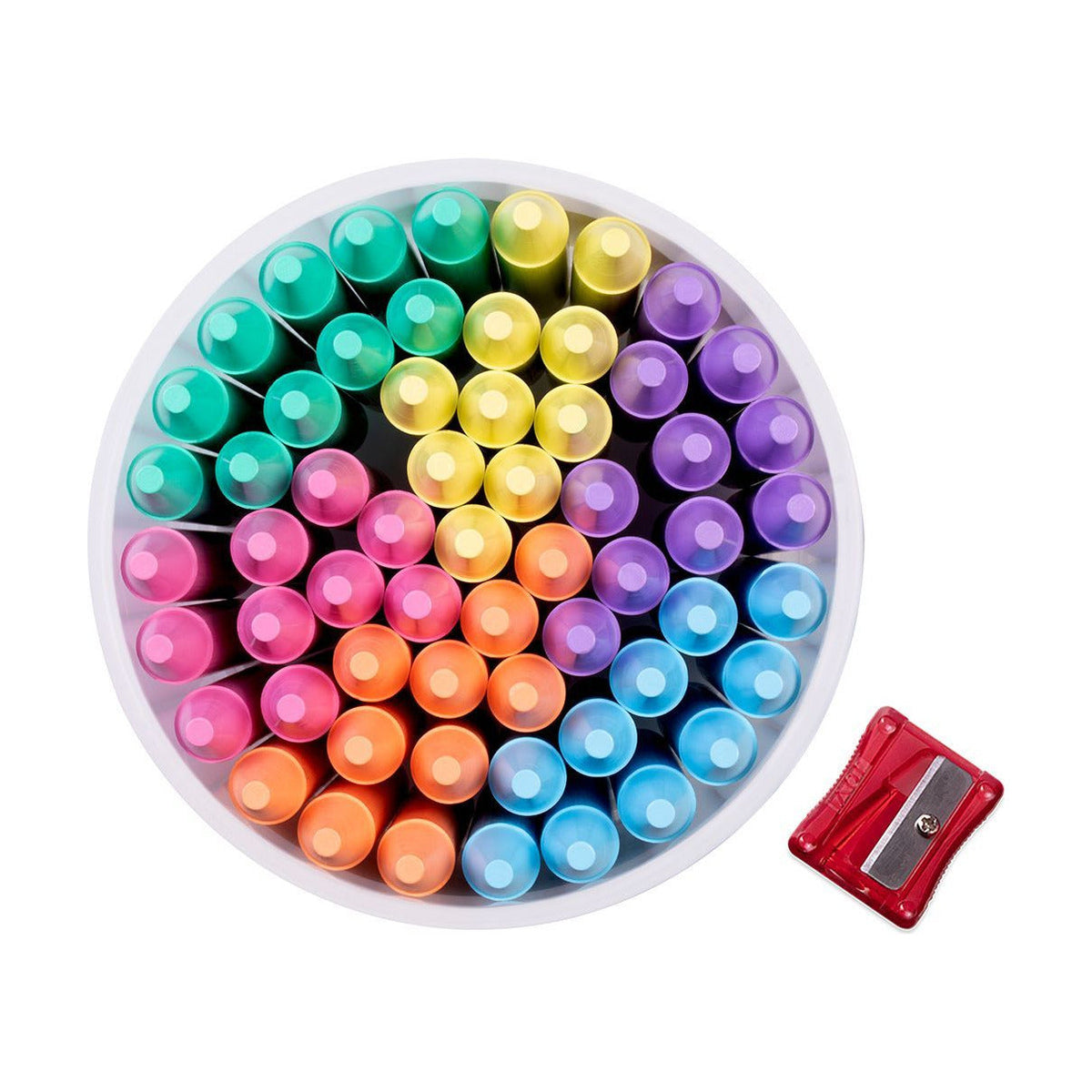 Pastelli a cera tondi JOVI Jumbo pastello - set da 60 pz con temperamatite