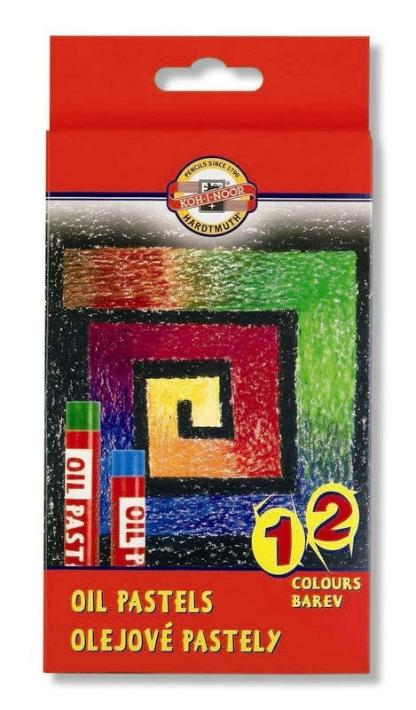 Pastelli ad olio - 12 pezzi