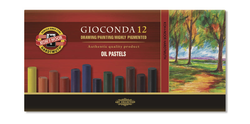 Pastelli ad olio GIOCONDA - 12 pz