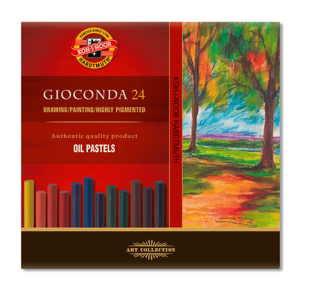 Pastelli ad olio - GIOCONDA - 24 pezzi
