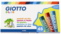 PASTELLI AD OLIO GIOTTO OLIO - Set 48 colori