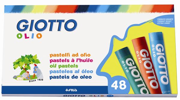 PASTELLI AD OLIO GIOTTO OLIO - Set 48 colori