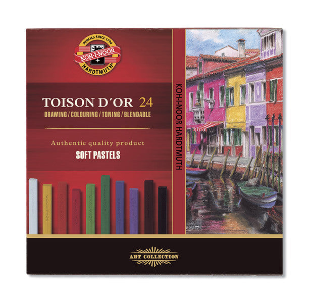 Pastelli secchi SOFT TOISON DOR - 24 pz