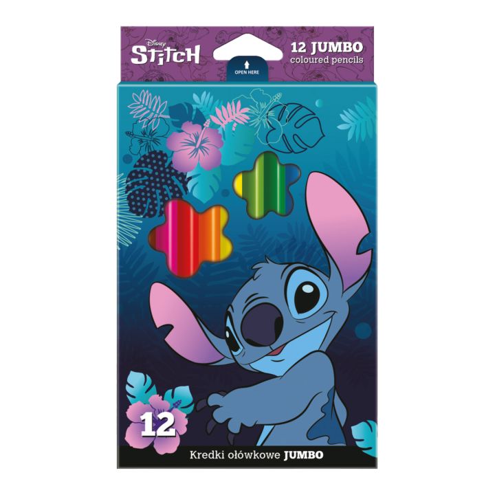 Pastelli triangolari JUMBO Disney Stitch
