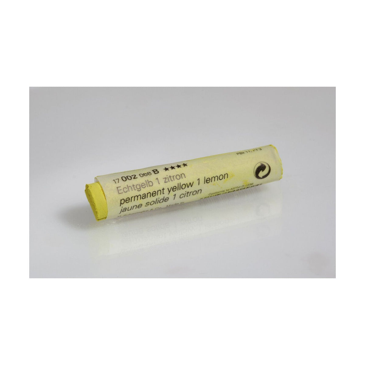 Pastello morbido Schmincke FINEST EXTRA-SOFT – Serie 1 – 002 B permanent yellow 1 lemon