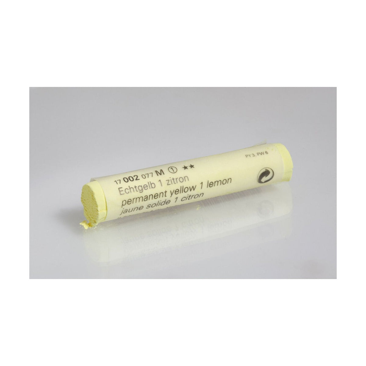 Pastello morbido Schmincke FINEST EXTRA-SOFT – Serie 1 – 002 M permanent yellow 1 lemon