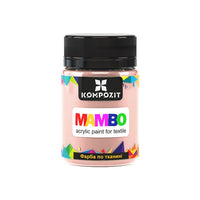 MAMBO Pittura acrilica pastello per tessuti e pelle 50ml – 104 rosa-beige