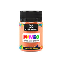 MAMBO Pittura acrilica pastello per tessuti e pelle 50ml – 106 pesca