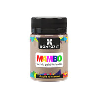 MAMBO Pittura acrilica pastello per tessuti e pelle 50ml – 111 cappuccino