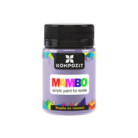 MAMBO Pittura acrilica pastello per tessuti e pelle 50ml – 113 lavanda