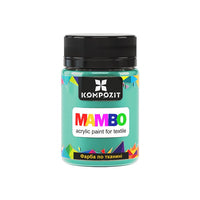 MAMBO Pittura acrilica pastello per tessuti e pelle 50ml – 114 Verde turco
