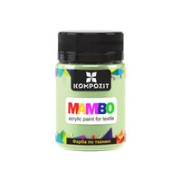 MAMBO Pittura acrilica pastello per tessuti e pelle 50ml – 117 pistacchio