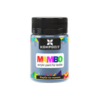 MAMBO Pittura acrilica pastello per tessuti e pelle 50ml – 118 denim