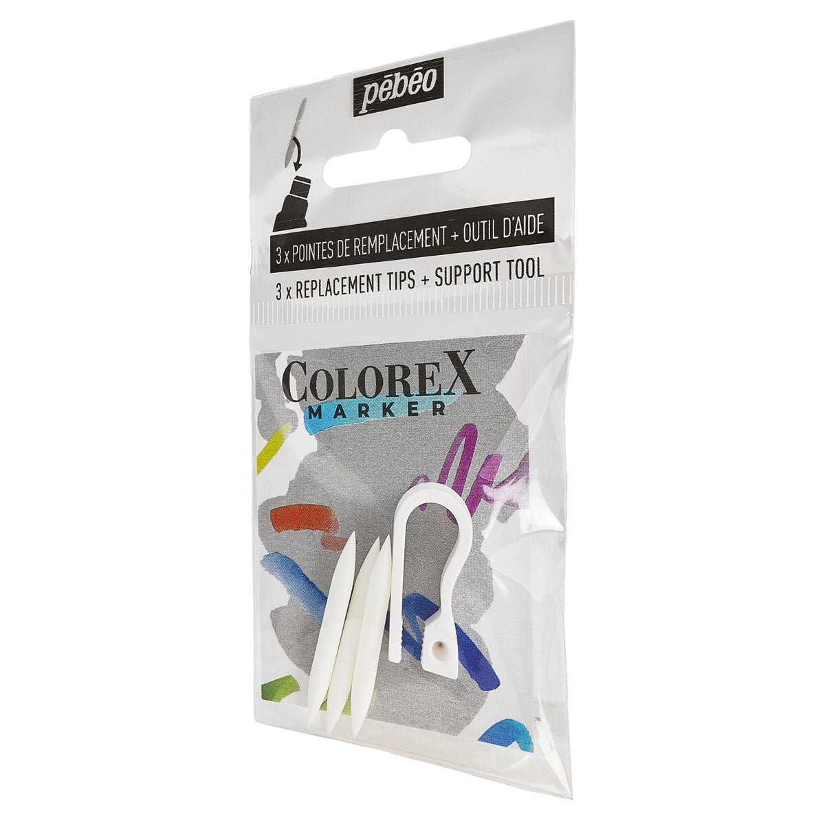 Pebeo Colorex set di punte di ricambio per pennarelli 1 mm – 3 pz