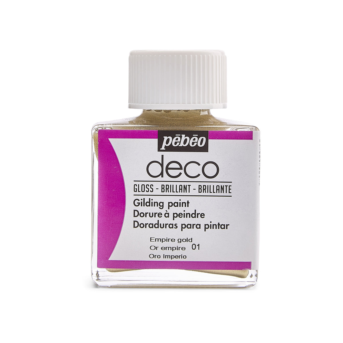 Colore acrilico decorativo Pebeo Deco lucido 75 ml - oro