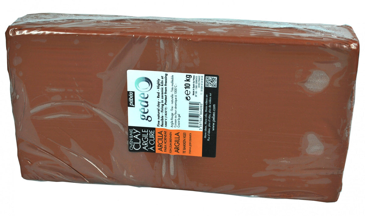 Pebeo Gédéo argilla da vasaio 5 kg rossa – 10 kg červená
