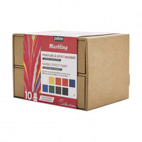 Pebeo Marbling set di colori per marmorizzazione 10 x 45 ml