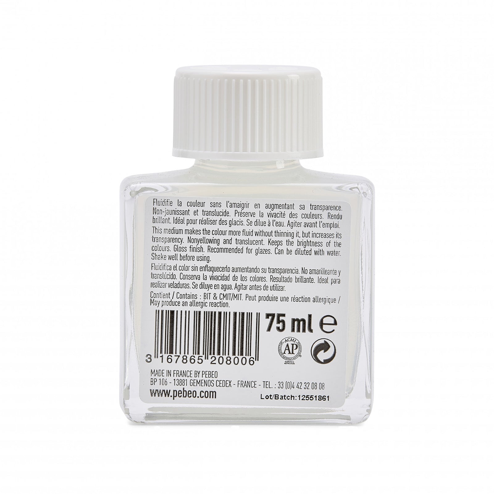 Pebeo medium acrilico brillante 75 ml