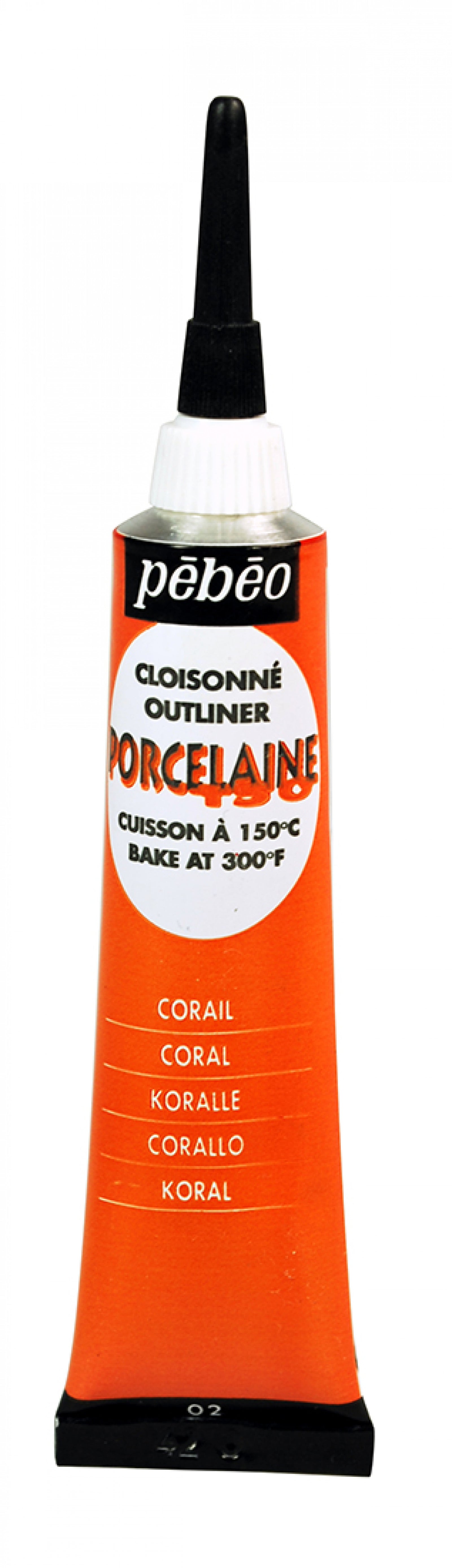Pebeo Porcelaine 150 contorno a rilievo per porcellana 20 ml
