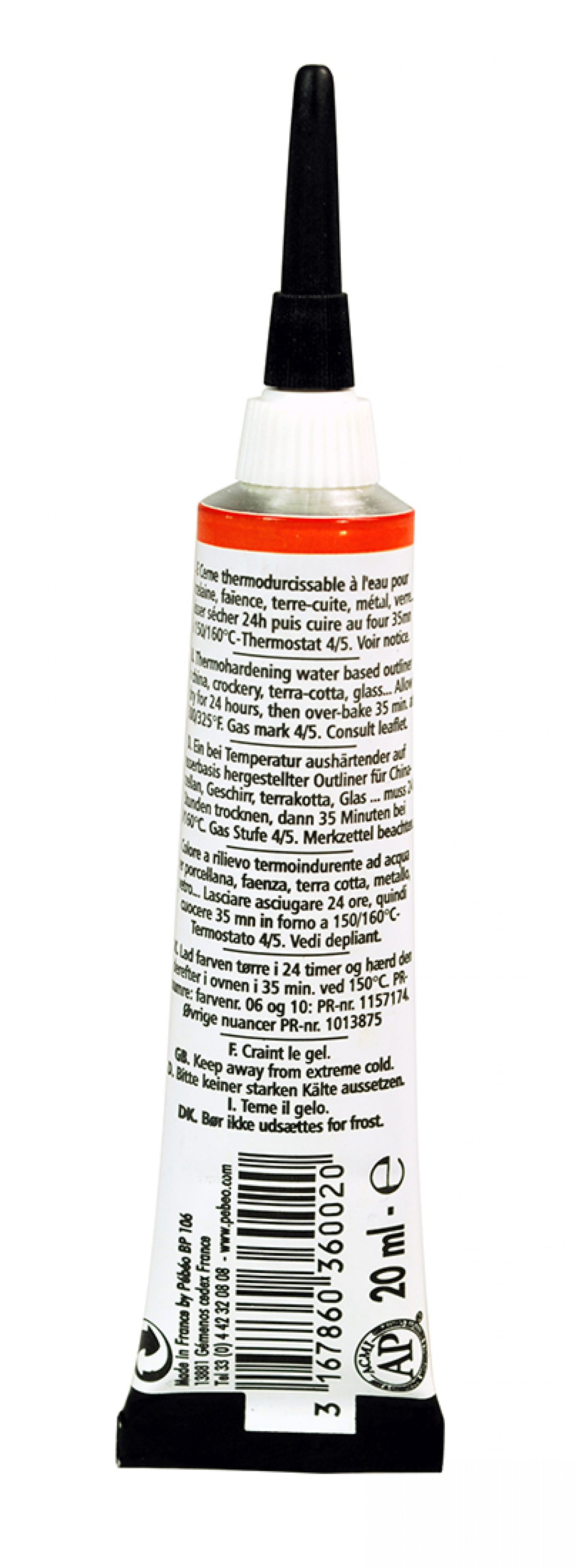 Pebeo Porcelaine 150 contorno a rilievo per porcellana 20 ml
