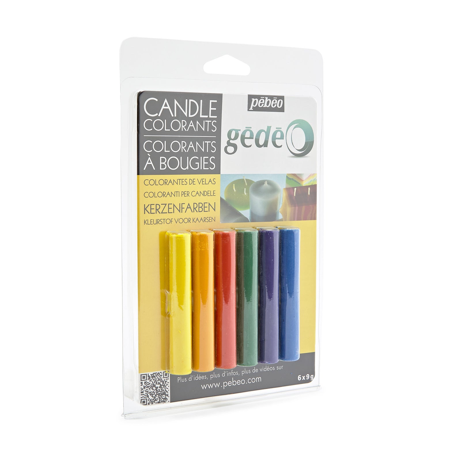Pebeo Gédéo set di coloranti per candele – 6 pz