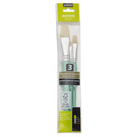 Pebeo set di pennelli piatti universali 3 pz