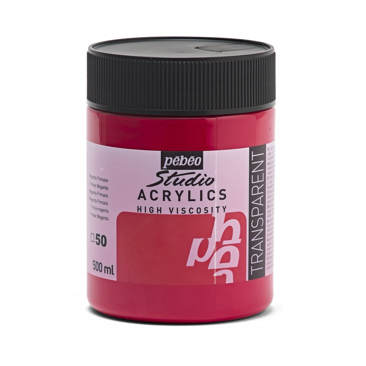 Pebeo Studio colore acrilico 500 ml – Magenta