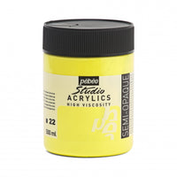 Pebeo Studio colore acrilico 500 ml – Tinta Giallo Cadmio Limone