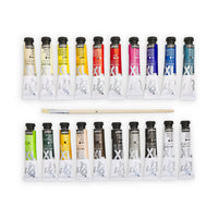 Pebeo Studio XL set di colori a olio 20 x 20 ml con pennello