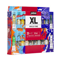 Pebeo Studio XL set di colori a olio 20 x 20 ml con pennello