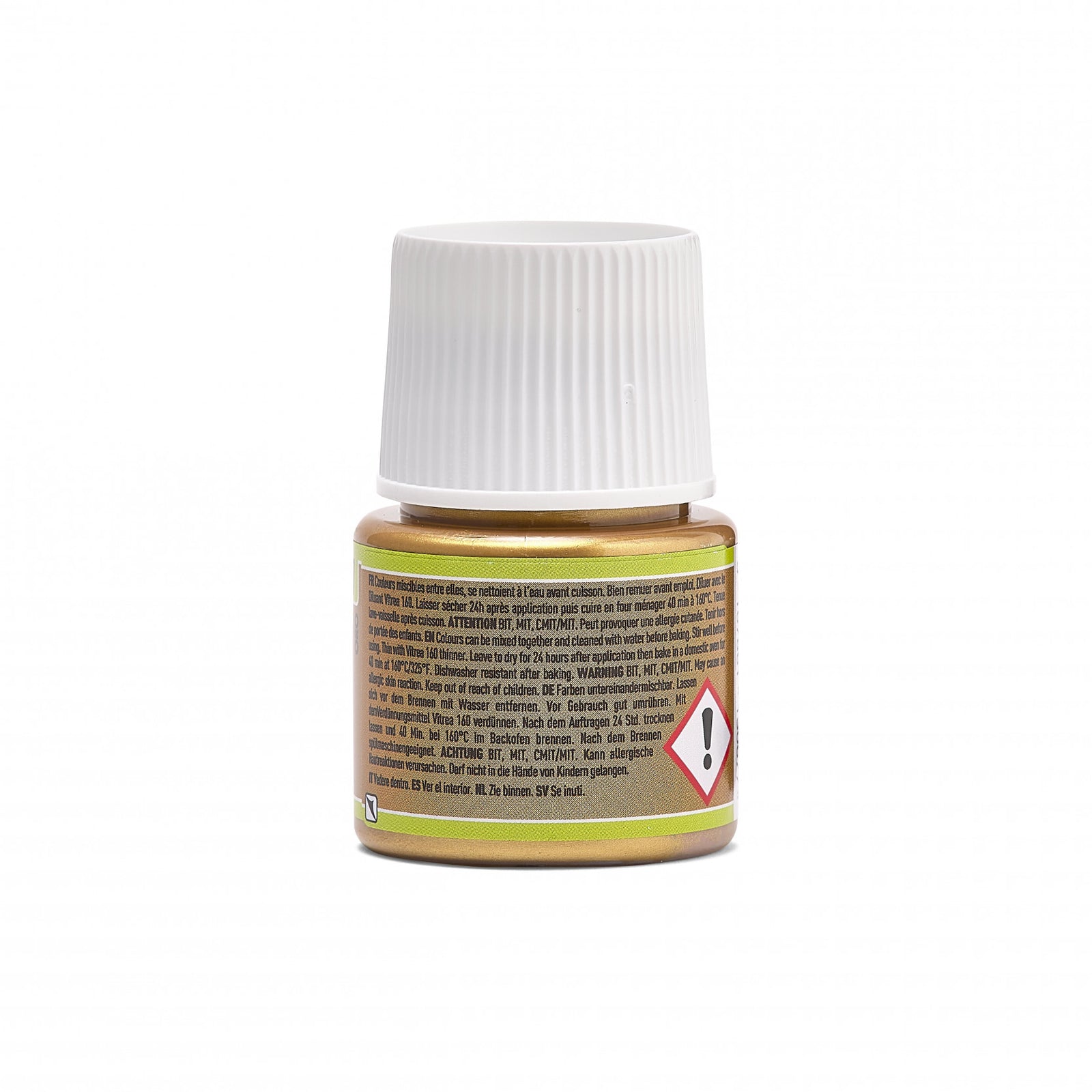 Colore per vetro Pebeo Vitrea 160 – 45 ml, Shimmer Gold