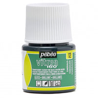 Colore per vetro effetto vetrata Pebeo Vitrea 160 lucido 45 ml – Smeraldo