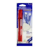 Penna cancellabile Tratto CANCELLIK Red / set 2 pezzi   gomma | colori diversi