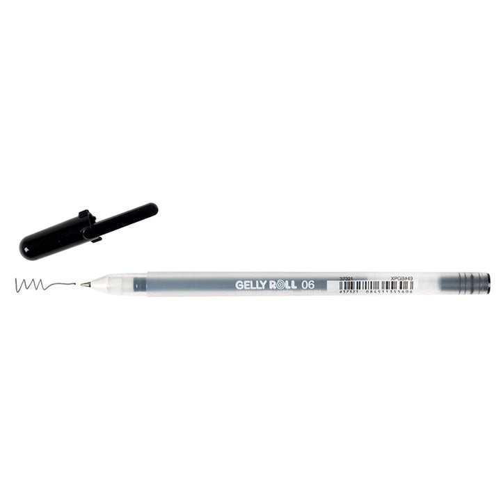 Penna gel Sakura Gelly Roll nero 06