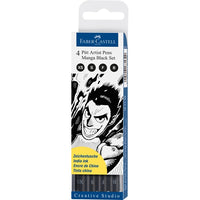 Penna PITT artist pen MANGA nero Set 4 XS-S-F-B #167132