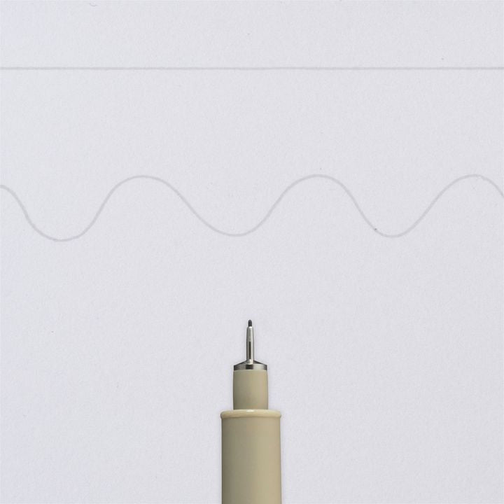 Penna tecnica SAKURA Pigma Micron grigio chiaro | spessori diversi