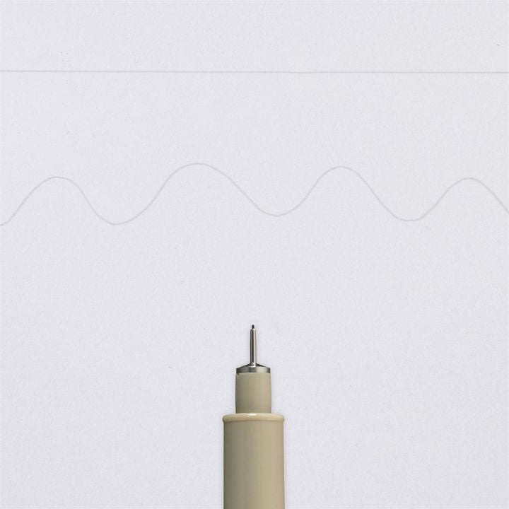 Penna tecnica SAKURA Pigma Micron grigio chiaro | spessori diversi