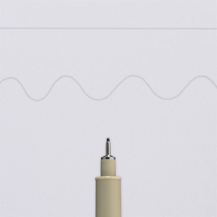 Penna tecnica SAKURA Pigma Micron grigio chiaro | spessori diversi