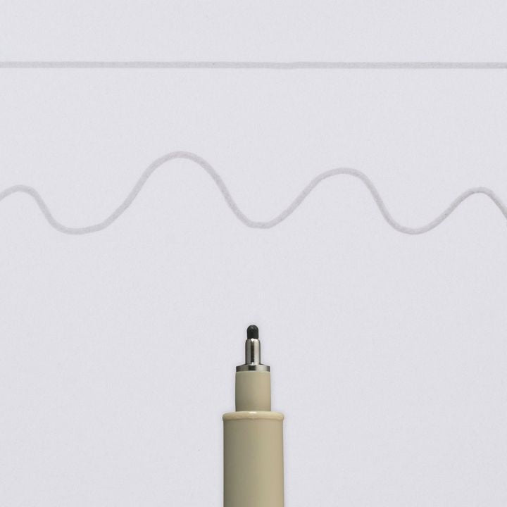 Penna tecnica SAKURA Pigma Micron grigio chiaro | spessori diversi
