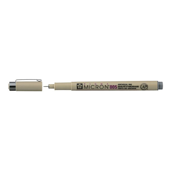 Penna tecnica SAKURA Pigma Micron grigio scuro | spessori diversi