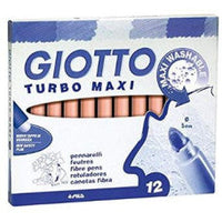 Pennarelli a punta grossa lavabili GIOTTO Turbo Maxi 5 mm – rosa carne