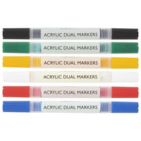 Pennarelli acrilici DUAL Nassau Fine Art - set da 6 pz — immagine 2