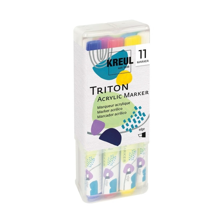 Pennarelli acrilici Kreul Solo Goya Triton edge - set 11 pz — immagine 2