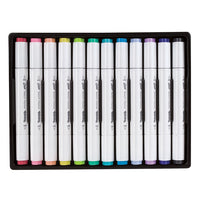Pennarelli bifacciali per schizzi Colorino Artist 12 pz.
