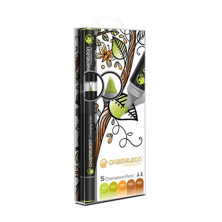 Pennarelli Chameleon Earth Tones - 5 pezzi