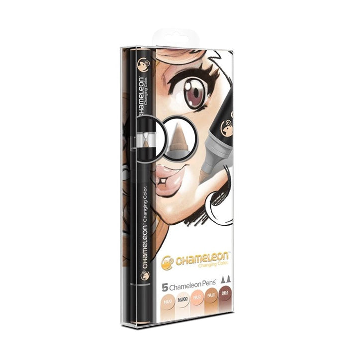 Pennarelli Chameleon Skin Tones - 5 pezzi