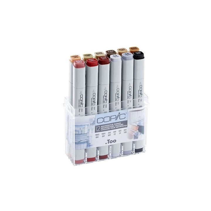 Pennarelli COPIC Classic Architecture Colours - conf. 12 pezzi