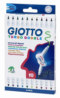 PENNARELLI GIOTTO TURBO DOBBLE - 10 colori