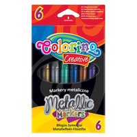 Pennarelli metallizzati Colorino 6 pz.