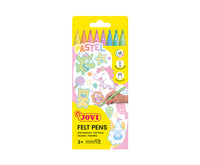Pennarelli per bambini JOVI lavabili sottili pastello 3 mm / set di 8